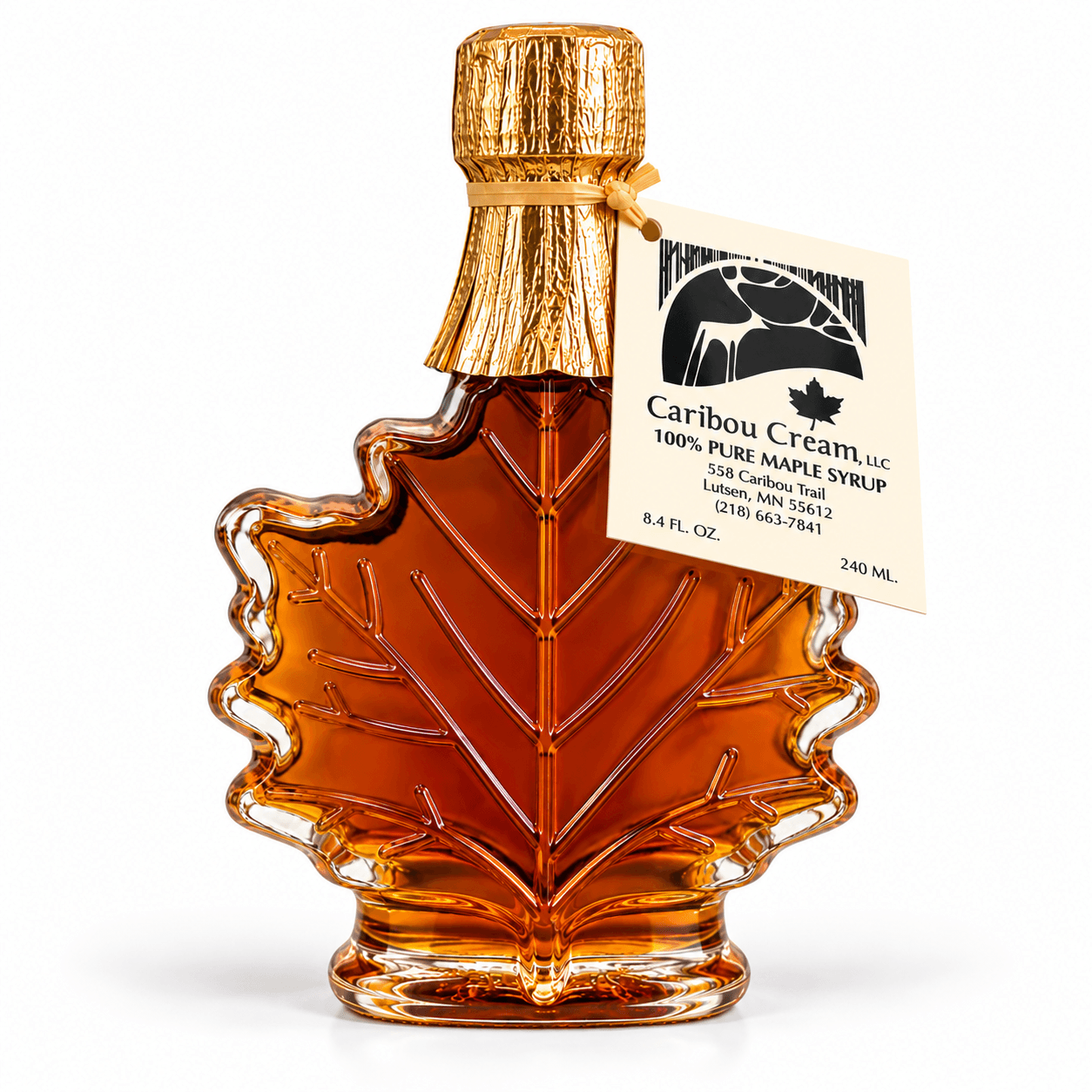 Large Maple Leaf Syrup 8.4oz